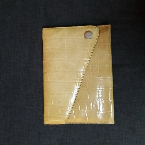 Vintage Midcentury Clutch Envelope Purse With Snap Closure